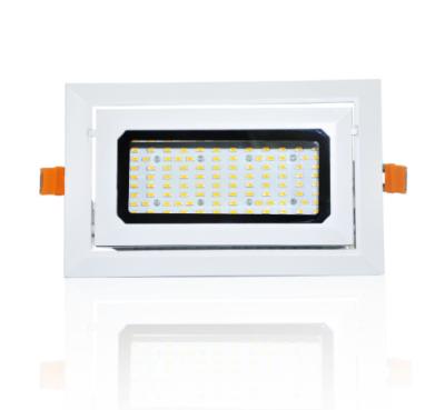 China Rectangular SMD 35W LED Gimbal Downlight Bathroom Led Ceiling Lights Ra85 for sale