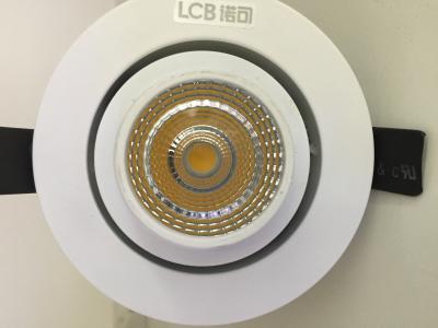 Κίνα Πλυντήριο Downlight τοίχων των παγωμένων οδηγήσεων ανακλαστήρων διευθετήσιμων με τη γωνία ακτίνων 24°/60° προς πώληση