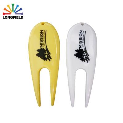 China Wholesale bulk plastic golf event golf knife divot tool, sport golf 4 with custom logo for sale