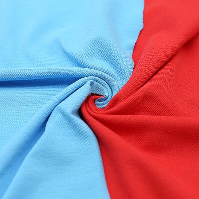 China Latest Custom High Quality Polo T-shirt Cotton Spandex Shrink-Resistant High Quality Pique Knitted Fabric With Best Price for sale