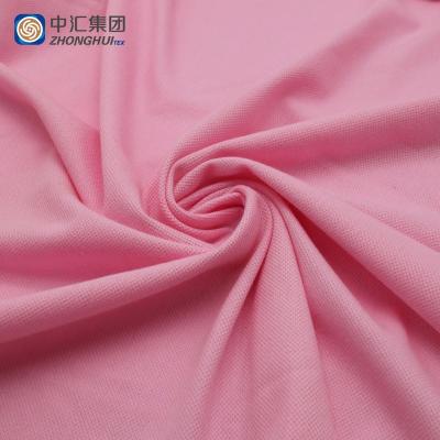 China 100%Cotton Shrink-Resistant Mercerized Plain Pique Jersey Polo T-Shirt Knitted Fabric for sale