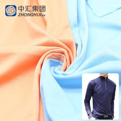 China Wholesale Shrink-Resistant Fabric 70S Mercerized Cotton Interlock Knitted Fabric For Mens T-shirt for sale