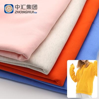 China Brushed Sueded China Hoodie Jacket TC Fleece Fleece Fabric Directly For Sweatshirt for sale