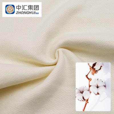 China Organic Cotton Brushed French Terry Fleece Double Yarn Knitted Fabric For Thick Hoodies for sale