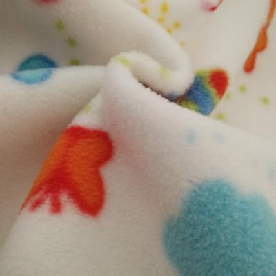 China China Supplier Customized Color 100% Polyester Anti-Static Brushed Printing Fleece Fabric for sale