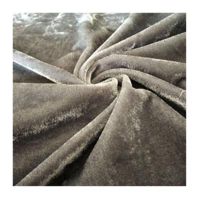 China Customized flexible pattern spandex velvet jacquard anti-static knitting fabric for garment for sale