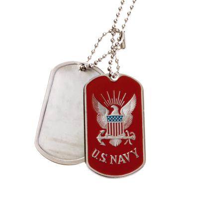 China Europe 12 Years Factory Custom Aluminum Silk Screen Printing Offset Printing Dog Tag for sale