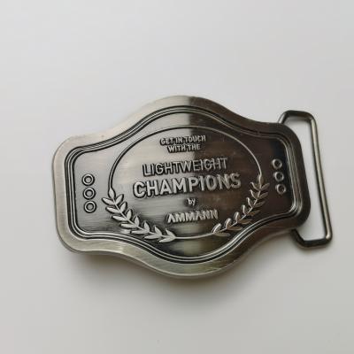 China 12 Year Custom Made Factory Metal Sheriff ID Plate Belt Buckles OEM Belt Buckles for sale