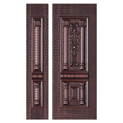 China High quality and low price waterproof embossed metal door skin cast aluminum steel door skin for sale