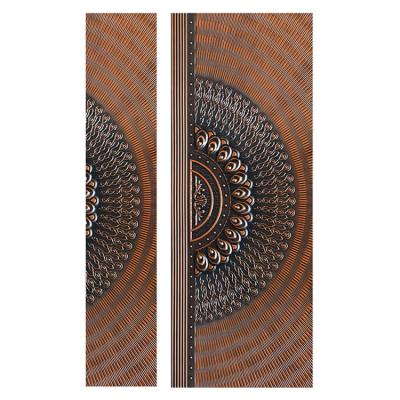 China Custom New Style Waterproof Zinc Alloy Apartment Steel Colors Security Door Skin Designs for sale