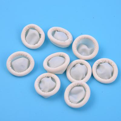 China Two Sided Anti-Static Latex ESD Disposable Rubber Finger Stall, Finger Cover for sale