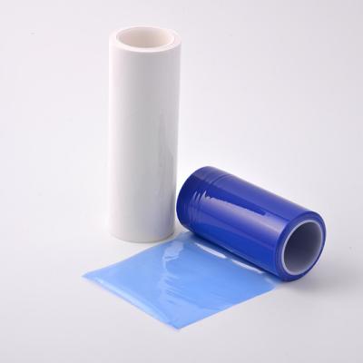 China Cleanroom White Color Peelable PE Disposable Adhesive High Sticky Roller Or Blue PE for sale