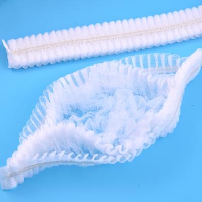 China Factory Direct Esd Esd Nonwoven Blue Elastic Working Cap Anti-Static for sale