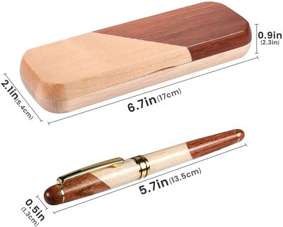 China Promotional Pen Luxury Fashion Handmade Ballpoint Pen Set Creative Wooden Ballpoint Pen for Commercial Office Gifts for sale