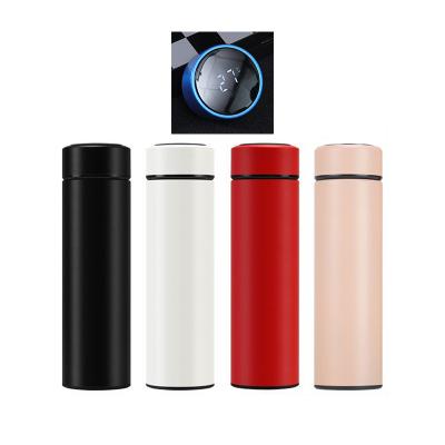 China PORTABLE Yiwu LED Temperature Display 500ml SmartThermo Water Bottle Stainless Steel Vacuum Cup for sale