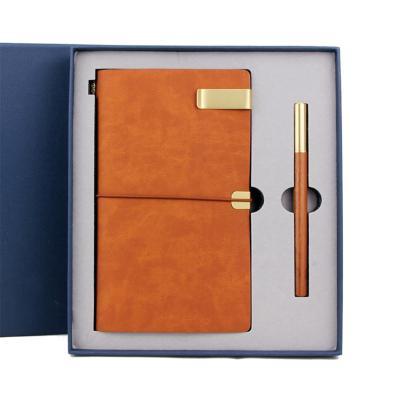 China Presentation Gift Set 2022 Promotional Copper Wood Pen Set Custom Design Logo New Arrival Gift Pen With Notebook Set for sale