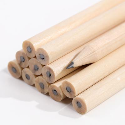 China Office School Pencil China Stationery Wooden School Writing Log Pencil Custom Logo HB Soft Lead 7 Thumb Wooden Pencil for sale