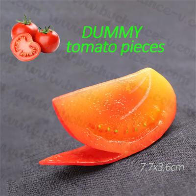 China Store Windows Show Comfortable Vegetable Dummy Look Food Samples Tomato Slice For Commercial Store Decoration for sale