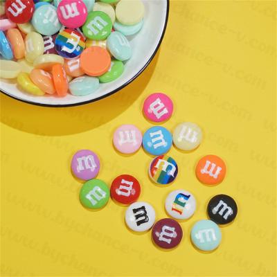 China Store Windows Show Mud Charms Party DIY Craft Resin Jewelry Making Kit Fake Millimeter Candy Chocolate Beans For Decoration Purpose for sale