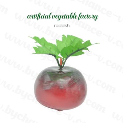 China Shop Windows Show Daikon Raddish Raddish Realistic Fake Christmas Decorations Vegetable Carrot For Easter Party Decorations for sale