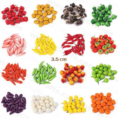 China Store Windows Show Mini Fake Holiday Wreath Craft Dollhouse Food Miniature Toy Artificial Vegetables For Front Entrance Decorations for sale