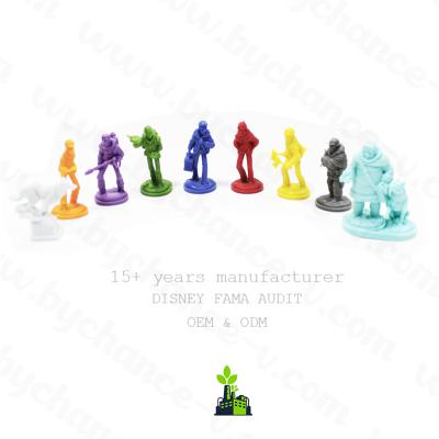 China Gift factory direct custom design miniature board game figurines figure toys for capsule toys fillers for sale