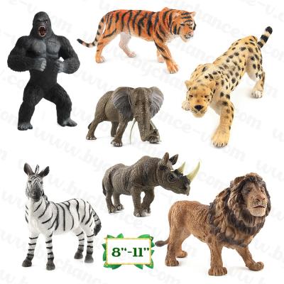 China Gift Gift For Kids Jungle Figure High Quality Plastic Wild Animal Animal Toys For Preschool Study Toys for sale