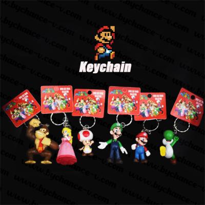 China Super-Mario bros world internet game cheap classic toy figure best party gift hotsale hotsale gift key chain best party gift-2.5 inch for sale