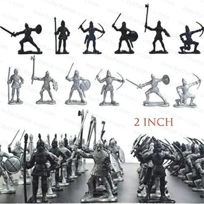 China party gift hotsale board game props small surprise egg toys filler army knight warrior soldier figurines for cheap toy gift for sale