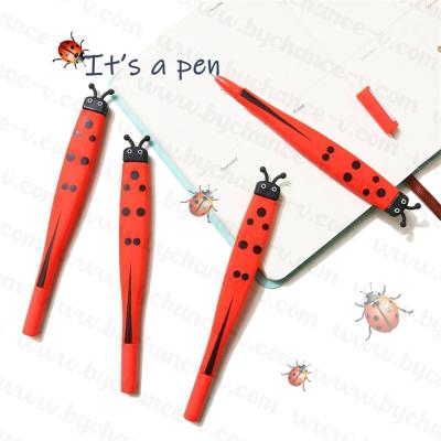 China Farming Party Gift Novelty Animal Pen Gift Pen Funny Ladybug Pen For Business Giveaways Trade Show Giveaways for sale