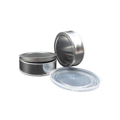 China High Quality Self Seal Ring Pull And Plastic Lid Metal Tin Can With Metal Child Safe Tin For 3.5 Gram Metal Tin Can for sale