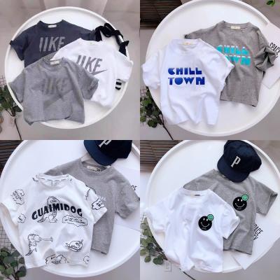 China 2022 Autumn New Boys Anti-Shrink T-shirts Fall Chic Kids Clothing Kids OEM OEM Polo Top Classical Casual Cotton Turtle Stripe Neck quantity for sale