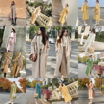 China 2023 New Style Breathable Woolen Women Coat Elegant Ladies Coats And Jacket Fashion Coat Long For Woman for sale