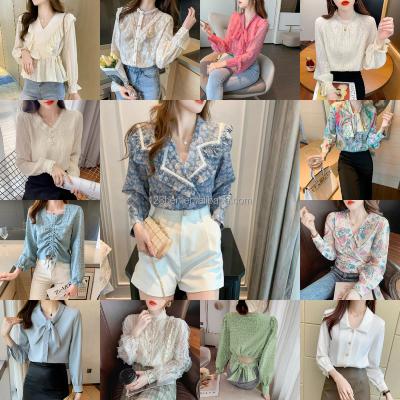 China 2023 Summer boutique new lapel solid color fashion wholesale wild cotton QUICK DRY casual short sleeve women's shirts for sale