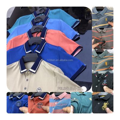 China 2023 Cheap Mens POLO Sleeve Shorts Cotton T-shirt Men's Slim Fit Summer Shortsleeve Polo Shirt For Sale for sale