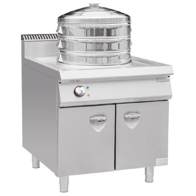 China Stainless Steel Style Work Sustainable Commercial Electric Steamers With Cabinet Stainless Steel, Metal Electric Stove With Water Valve 9KW for sale