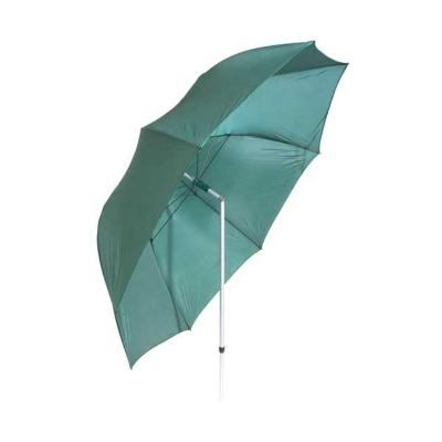 China 210D PU coating waterproof fishing Brolly with aluminum handle rion tilt 42