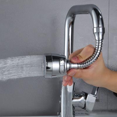 China Easy Operation 360 Degree Swivel Aerator Faucet Spout 3 Spray Kitchen Sink Faucet Aerator Faucet for sale