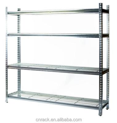 China Suitable for rivet out double shelving cold room galvanizing Z beam cool room boltless shelving shelving for sale