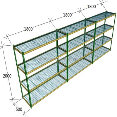 China Suitable for outside angle steel shelving for sale