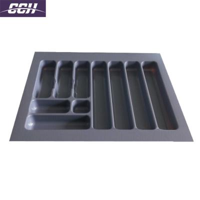 China Workable Plastic Kitchen Drawer Cutlery Tray Cabinet Organizer Tray Divider Adjustable for sale