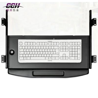 China Desktop Metal Keyboard Tray Computer Keyboard Holder Keyboard Drawer Rack for sale