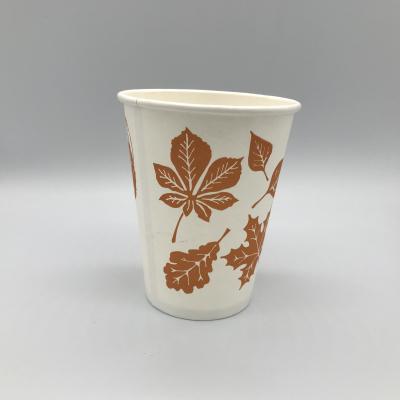 China Customized Disposable 12oz Paper Cup Food Packaging Container Disposable Single Wall Paper Coffee Cup For Hot Drinks for sale