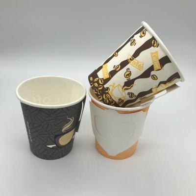 China Hot Sale Disposable Paper Cup With Handle Coffee Hot Paper Cup With Handle For Hot Drinks for sale