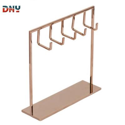 China Custom Metal Ornament Display Rack Card Gift Key Chain Desk Rack Eco - Friendly for sale