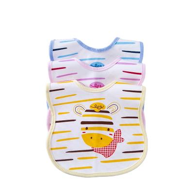 China JIEYUER Antibacterial Promotional Bib Newborn Baby Saliva Towel Waterproof Baby Eat Cotton Rice Bib for sale