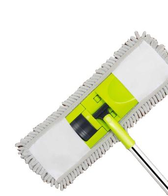 China Sustainable Wholesale Rectangle Microfiber Rod Floor Cleaner Magic Mop Plastic Lifting Supplier for sale