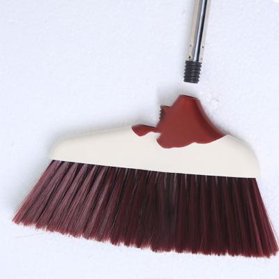 China Domestic Attractive Price Customize Chinese Metal Handle Hotel Lawn Brooms for sale