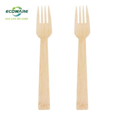 China Home.Restaurant.Bar.Hotel.Wedding Eco-Friendly Disposable Tableware Cutlery Bamboo Biodegradable Forks for sale