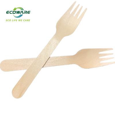 China New Arrival Bamboo Flat Compostable Disposable Fork Eco-friendly Home.Restaurant.Bar.Hotel.Wedding for sale